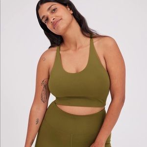 Girlfriend Collective fern cleo bra